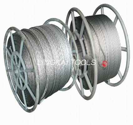 12 Strands Anti Twisting Braided Steel Rope Kanggo Stringing Overhead Conductor utawa Opgw