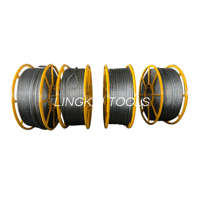Galvanis 12 Strands Anti Twisting Braided Steel Rope Power Cable Traction Rope Pilot Rope